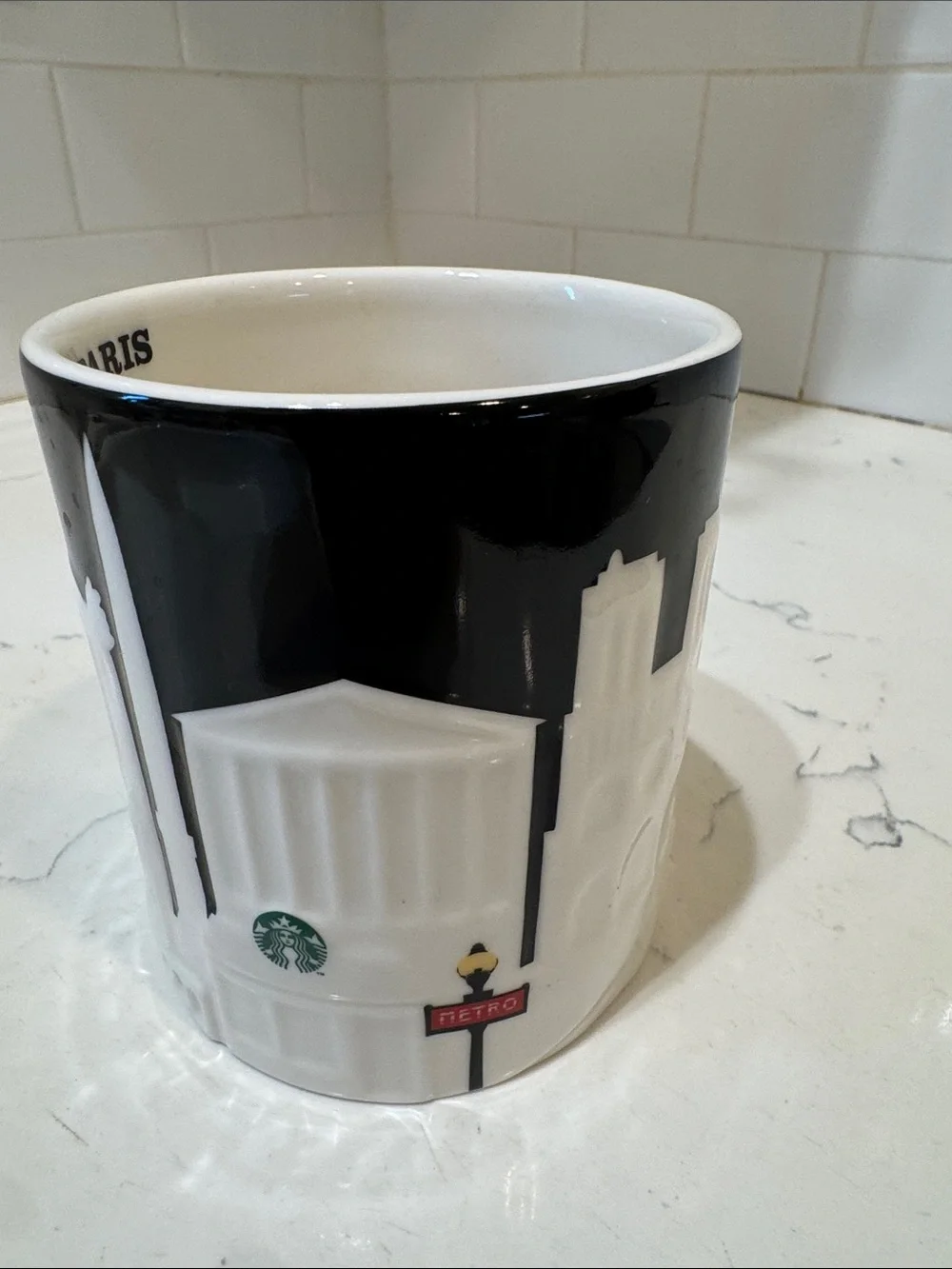 Starbucks Paris Skyline Mug - Black and White 16oz - Picture 9 of 12